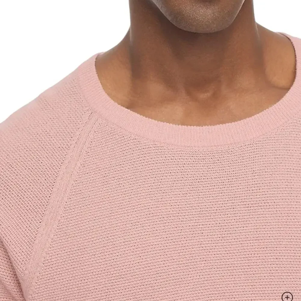 J.Crew Factory iced quartz Cotton seed-stitch‎ crewneck sweater M
